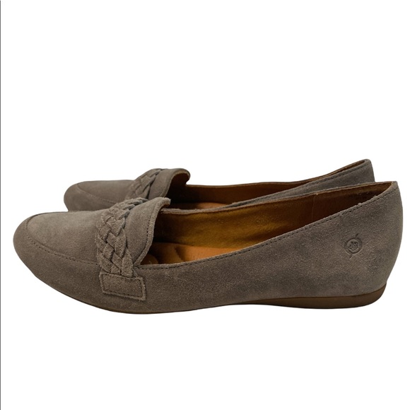 Born Grey Mirrored Braided Loafers size 39 - Picture 3 of 8